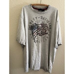 Harley Davidson American Flag Tee Men’s 3X